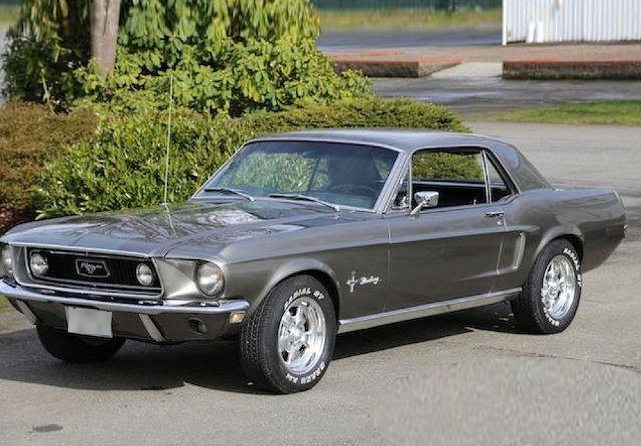 Location Ford Mustang 1968 Gris 