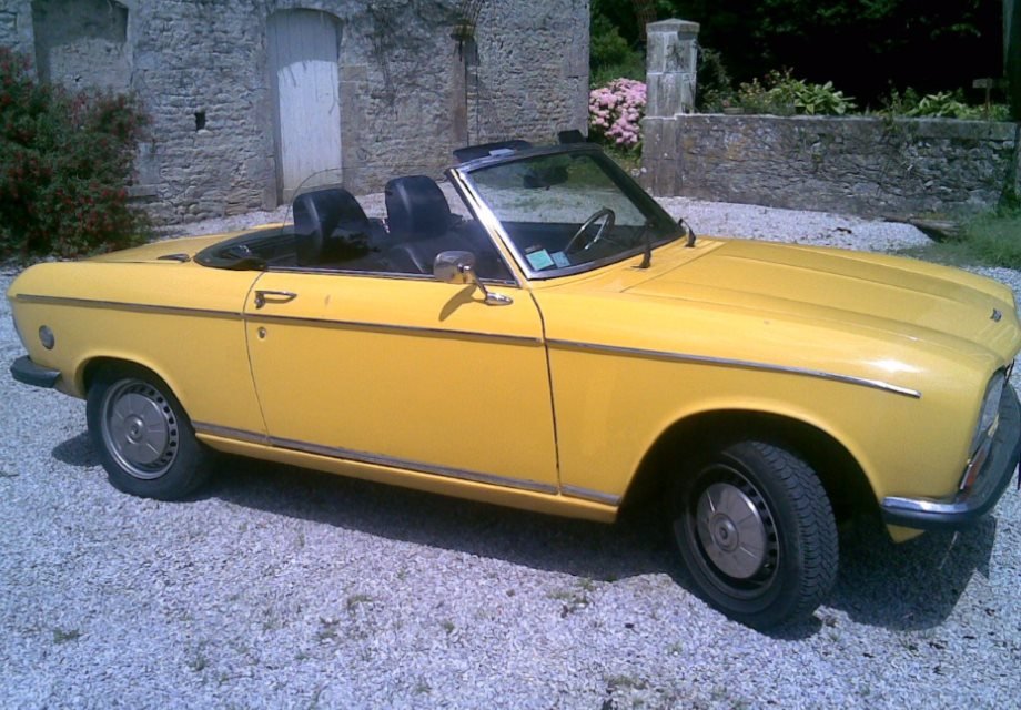 Miniature Peugeot 304 Cabriolet Jaune - DUV Résine 1/43, Eligor, En Boîte
