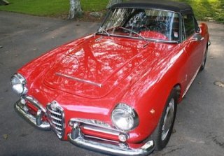 Alfa Roméo Giulia Spider 1962 Rouge