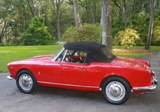 Alfa Roméo Giulia Spider 1962 Rouge