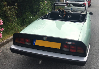 Alfa Romeo Spider 1988 Vert metal