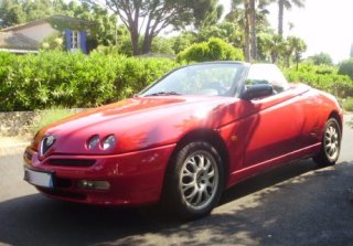 Alfa Romeo Spider GTV II 1998 Rouge