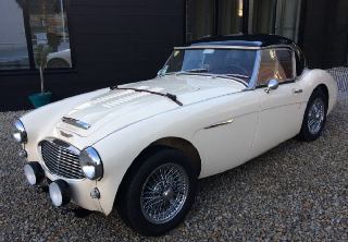 Austin Healey 3000 1960 Blanc