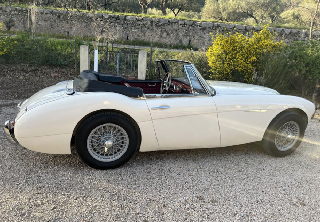 Austin Healey BJ7 1962 Blanc