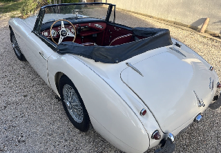 Austin Healey BJ7 1962 Blanc