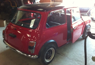 Austin Mini 1000 1990 Rouge 