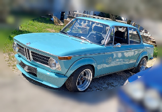 Bmw 1802 1972 Bleu