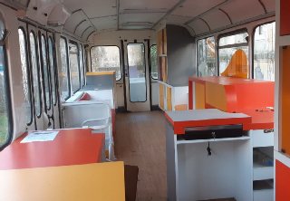 Bus Saviem SC10 1979 Blanc