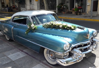 Cadillac Coupé 2 doors 1953 Bleu / Blanc