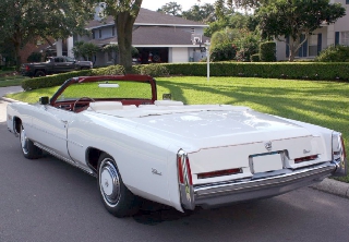 Cadillac eldorado 1976 blanc