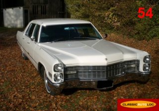 CADILLAC fleetwood 75 1966 BLANC