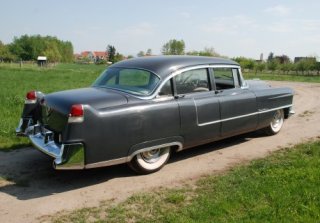 CADILLAC SEDAN 62 1955 GRIS METAL VERNI