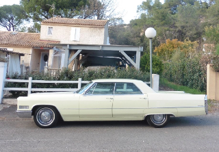 Cadillac Sedan DeVille 1966 Jaune p&acirc;le
