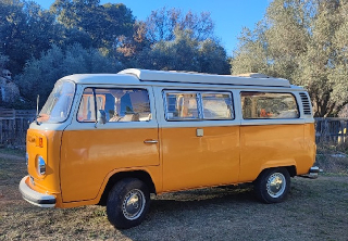 Camping car T2 bay window devon car  1978 