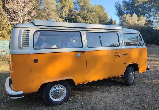 Camping car T2 bay window devon car  1978 