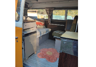 Camping car T2 bay window devon car  1978 