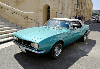 Chevrolet Camaro SS 1967 Bleu glacier