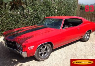 Chevrolet Chevelle 1970 Rouge