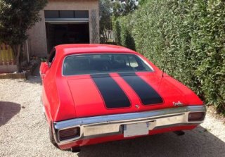 Chevrolet Chevelle 1970 Rouge