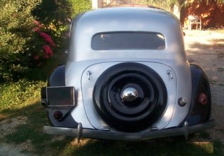 CITROEN 11 B 1950 noir/métal