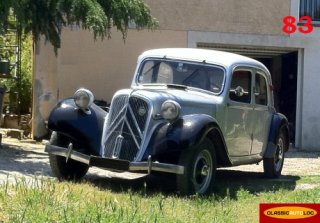 CITROEN 11 B 1950 noir/métal