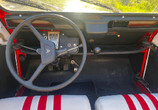 Citroën 2CV 1981 Rouge/blanc