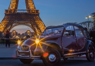 Citroën 2CV 1983 Bordeaux et Noire