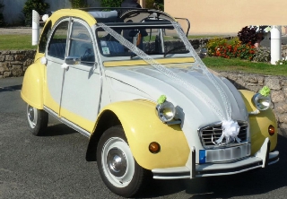 Citroën 2CV 1985 Jaune, Gris