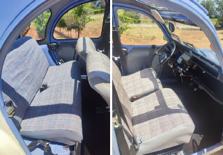 Citroën 2CV 1986 Bleu et crème 