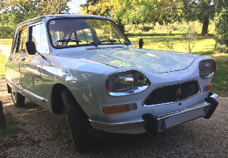 Citroën AMI 8 CLUB 1972 BLANCHE