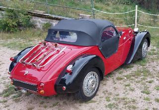 Citroën burton 1983 rouge noire
