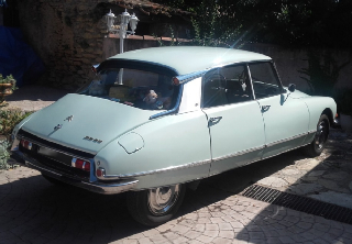 Citro&euml;n ds 20 PALLAS 1969 BLANC CARRARE