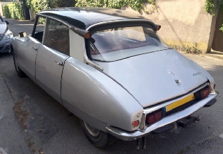 Citroen DS21 1972 Gris toit Noir