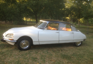 Citroën DSuper 1970 Blanc crément
