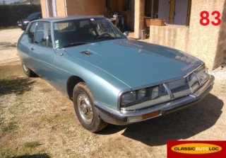 Citroen SM 1970 bleue