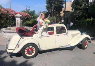 Citroën Traction 11B découvrable 1954 Crème