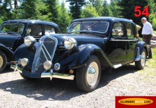 Citroen Traction 15/6 1949 Noire