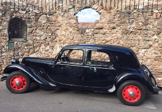 Citroën traction 11 B noir/rouge