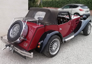 Jba falcon 1982 Bordeaux et noir