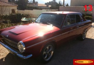 DODGE DART 1963 MARRON