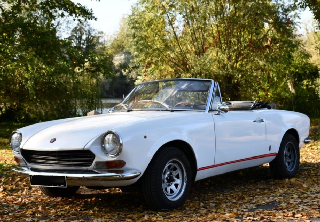 Fiat 124 spider 1968 Blanc