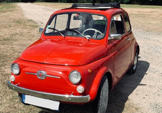 Fiat 500 1966 Rouge