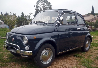 Fiat 500 1970 BLEU NUIT