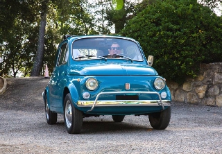 Fiat 500 1970 bleu