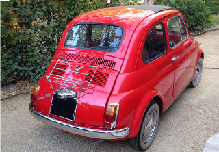 Fiat 500 1975 rouge