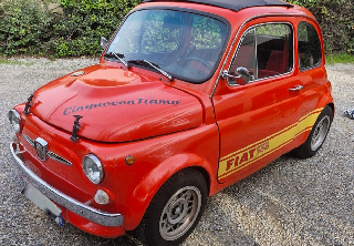Fiat 500 Abarth 1961 rouge