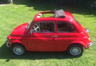 Fiat 500 f 1969 Rouge