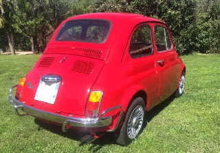 Fiat 500 f 1969 Rouge