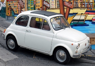 Fiat 500 L 1971 BLANC