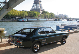 FORD CAPRI 1971 vert anglais